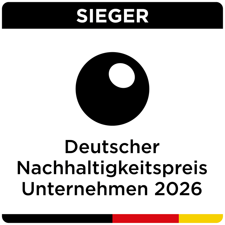 Finalist deutscher Nachhalitgkeitspreis Unternehmen 2026 